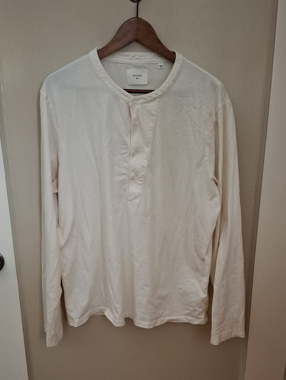 Billy Reid Off-White Long-Sleeve Louise Henley_1